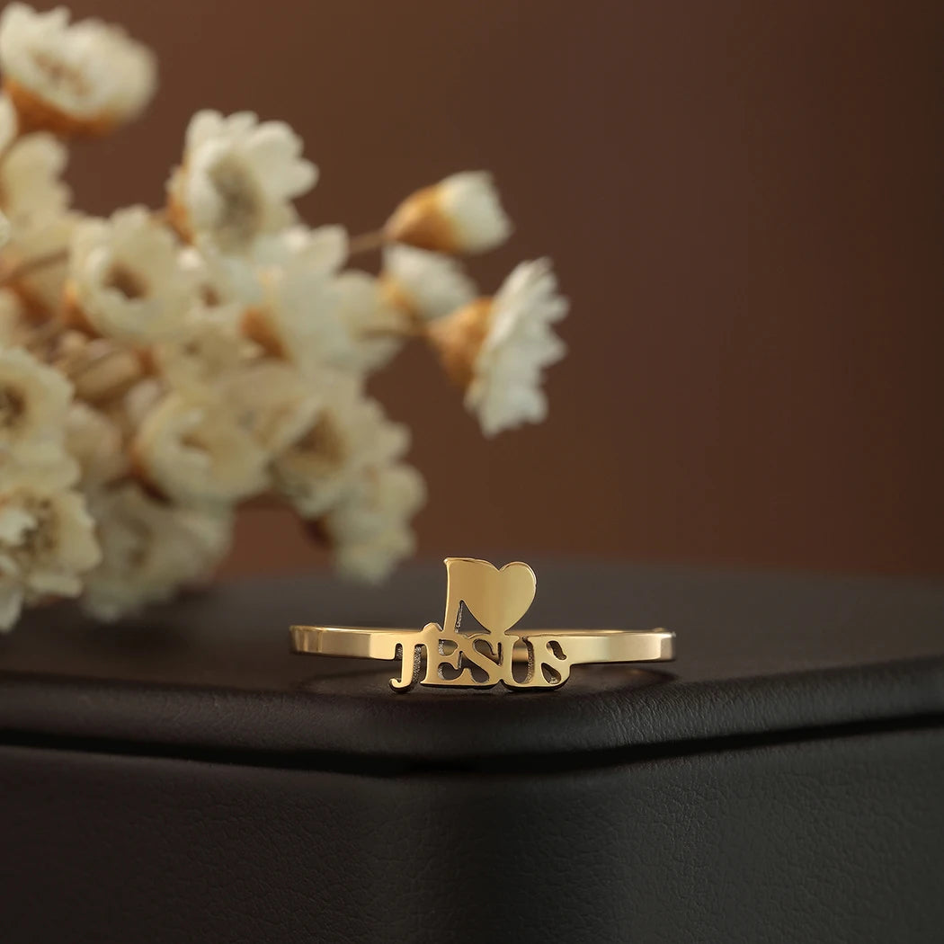 Anel eu amo Jesus