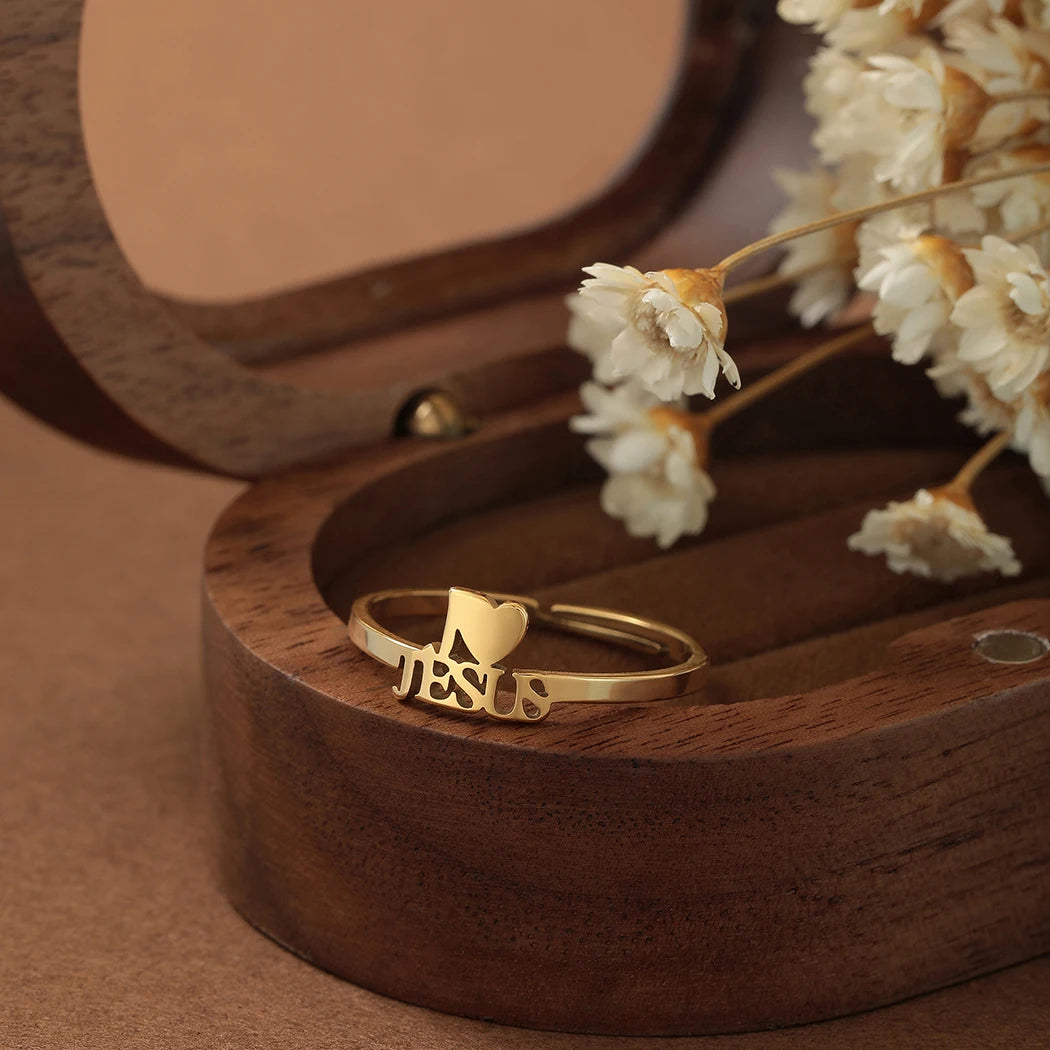 Anel eu amo Jesus