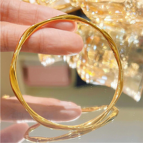 Pulseira de ouro feminina - Ouro 18K amor infinito