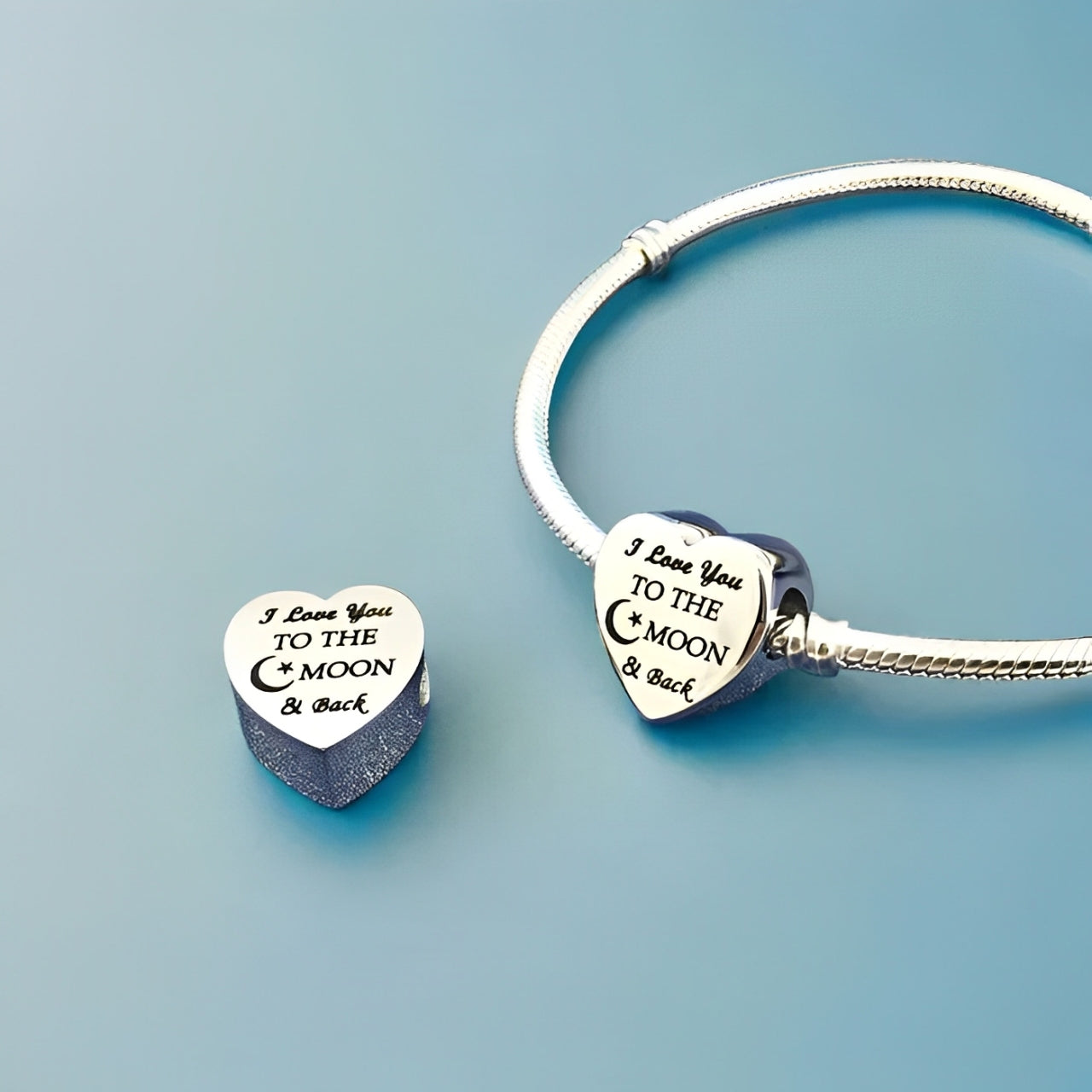 Pingente "Eu Amo-te Até à Lua e Volta"